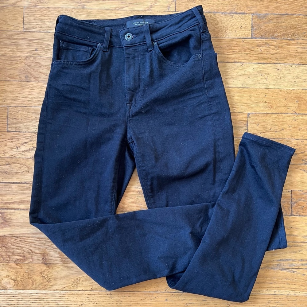 Scotch and Soda slim black jeans